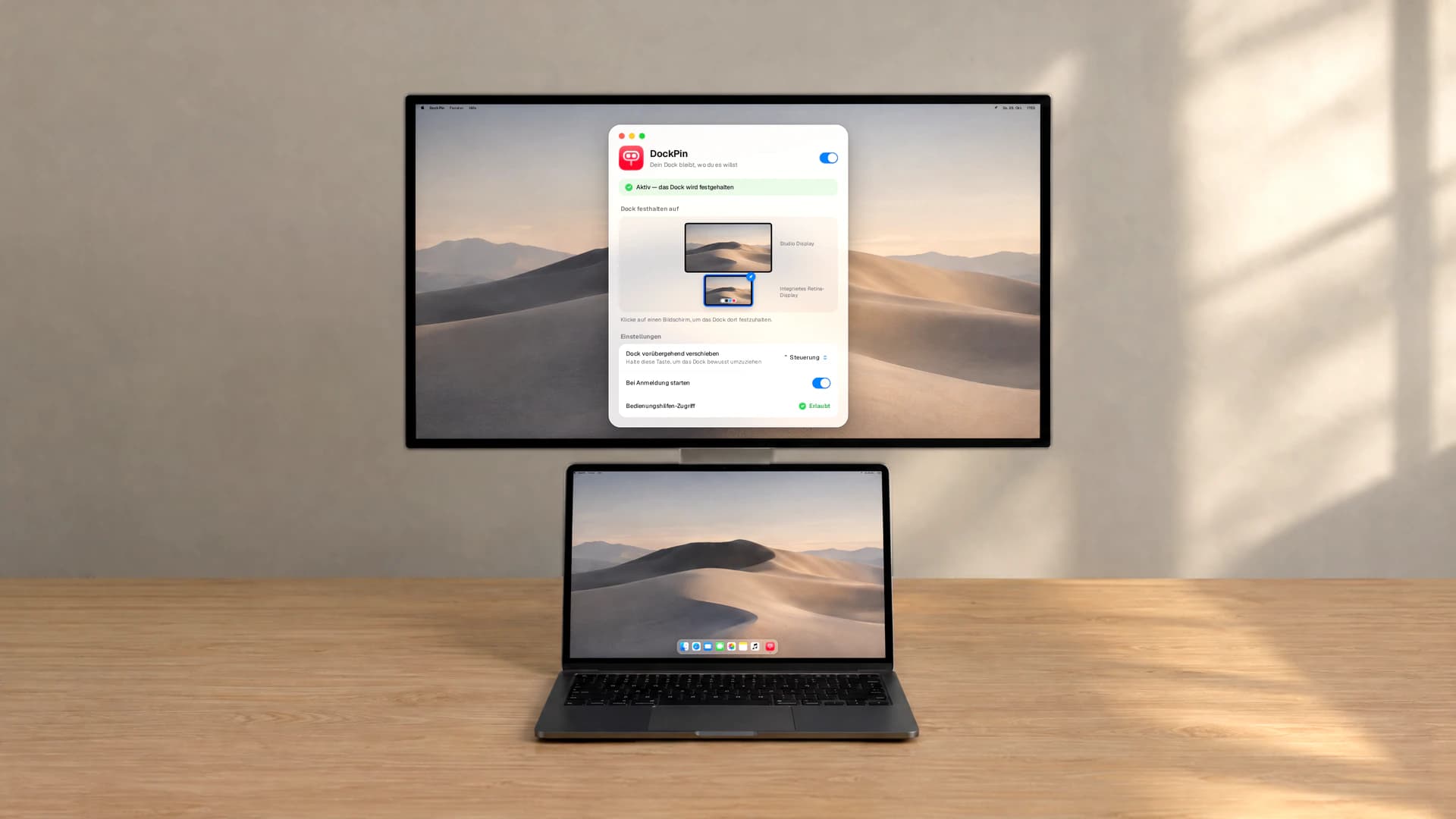 DockPin 1.2: Bereit für macOS 27